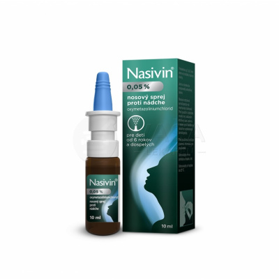 Nasivin 0,05 % 10 ml nosový sprej