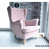 Kreslo Velvet Powder Pink