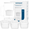 Filtračná kanvica Wessper D2 Borosilicate 3 l biela