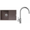 Set Sinks G11893 (dřez Ultima 790 Marone 93 + baterie Vitalia Chrom - lesklý)