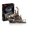 CubicFun 3D puzzle Pirátsky prístav Tortuga 218 ks