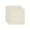 JOLLEIN Plienky 3 Ks 70x70 Cm Animals Olive Green