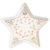 Vianočný porcelánový tanier v tvare hviezdy Christmas Lights 19,5 cm, Easy Life