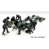 American diorama Americké diorámy Figúrky F1 Set 2 2020 - Dioráma Pit-stop Set 7 X Meccanici - Mechanics - With Decals 1:43 Black Green