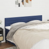 vidaXL Čelá postele 2 ks modrý 100x5x78/88 cm látka - Modrá - 4615-146437