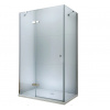 Mexen Roma, sprchovací kút 85 (dvere) x 60 (stena) cm, 6mm číre sklo, chrómový profil, 854-085-060-01-00