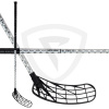 UNIHOC UNILITE CARBSKIN TITAN 29 Silver CLASSIC EDT 96cm (=106cm) pravá (pravá ruka dole)