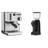 Rancilio Silvia E + Eureka Nadir 65, black