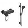 Swiss aqua technologies Sprchová baterie SAT Fusion se sprchovým setem 150 mm černá matná SATBSFU268KPCCSET