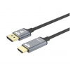 PromiumCord DisplayPort 1.4 na HDMI2.1 kábel pre rozlíšenie 8K @ 60Hz, 4K @ 144Hz, 2m