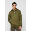 Lost Youth Rose Hoody - olive M