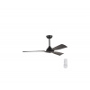 Eurolamp Stropný ventilátor pr. 132 cm IP44 čierna + diaľkové ovládanie EU0145 + záruka 3 roky zadarmo
