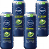 4 x NIVEA SPRCHOVÝ GÉL PRE MUŽOV ENERGY 500 ML