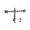 Desk mount for 2 monitors GEMBIRD MA-D2-01 , tilting, up to 32