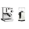 Rancilio Silvia E, biela + Eureka Mignon Silenzio, BL white