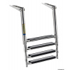 OSCULATI BIG teleskopický rebrík na plošinu 4 stupne Variant: Výsuvný rebrík BIG na kúpacie plošiny 5 stupňov BIG telescopic ladder for platform 4 steps