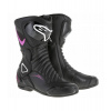 Topánky STELLA S-MX 6, ALPINESTARS (čierne / fialové / biele) 36