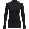Under Armour Armour Ua Cg Authentics Mockneck Gym Top Womens Black 14 (L)