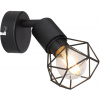 Globo Lighting Xara I nástenná lampa 1x40 W čierna 54802S-1