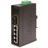 Planet ISW-511T Priemyselný Switch 4x 10/100M + 1x 100 MM SC, -40~+75°C, 48VDC, DIN