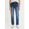 Rifle Karl Lagerfeld Jeans stredne vysoký pás, A4W10041 modrá 30/32