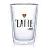 Pohár z dvojstenného skla - Latte Lover
