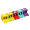 Drevené kocky Cubika veselé preteky 14859 30 dielikov