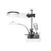 Verk 09161 Držiak s lupou-tretia ruka, 6 LED
