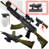 KARABIN AK13 SNAJPERKA NA GULIČKY 6 mm. ASG + GRANAT+ ZAMERIAVAČ LASER + 2 terče