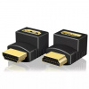 RAIDSONIC ICY BOX 2x Adaptér z HDMI (A-Type) samica do HDMI (A-Type) samec 90° IB-CB009-1