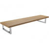 CERANO - Doska pod umývadlo Navira Pro + podperná konzola - dub medový - 141x46,5x3,6 cm