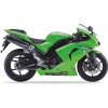 Nálepky FOOQS na motocykel PRE KAWASAKI ZX 10R 2007 ZELENÁ 777
