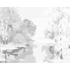 ZUTY Bodkovanie - LES S BREZAMI PRI RIEKE Rámovanie: bez rámu a bez vypnutia plátna, Rozmer: 40x50 cm