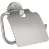 GROHE Essentials držiak toaletného papiera s krytom, Supersteel, 40367DC1