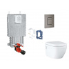 Grohe Uniset Set predstenovej inštalácie, klozetu, dosky SoftClose, tlačidla Skate Cosmopolitan a súpravy na vhadzovanie tabliet, kefovaný Hard Graphite SANI15BB5118-GR