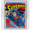 Edicola Príslušenstvo Kovový tanier - Superman Retro 1:1 Modrá červená žltá