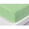 XPOSE® Detská froté plachta Exclusive - svetlo zelená 60x120 cm, Froté