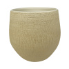 Kvetináč Ryan Shiny sand béžový 31x28 cm
