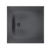 Duravit Sustano - Sprchová vanička, 80x80 cm, DuraSolid, matná tmavosivá 720269650000000