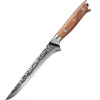 IZMAEL Damaškový kuchynský nôž Zayoku Boning/Hnedá 15.3 cm
