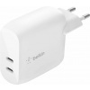 Belkin 40W Dual USB-C PD Wall Charger - White WCB006vfWH