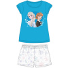 Dievčenské bavlnené pyžamo krátke DISNEY FROZEN / modré 7 rokov (122cm)