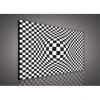 Obraz na plátne obdĺžnik - OB0557 - Čiernobiele kocky 100cm x 75cm - O1
