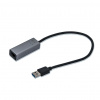 iTec U3METALGLAN USB - RJ45 adaptér, sivý (iTec U3METALGLAN USB - RJ45 adaptér, sivý)