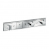 Hansgrohe RainSelect - Podomietkový termostatický modul pre 3 spotrebiče, chróm 15356000