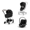 Cybex Platinum CYBEX Mios Travel Set + Cloud T - Style Collection sepia black 2026 chrome brown