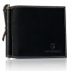 Peňaženka - Peterson Banknote Natural Leather Black PTN CAW22719 Nero - Unisex Product (Peterson malá kožená peňaženka pre karty bankovky)