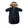 7 A.M. ENFANT 7AM Enfant Doudoune overal so šálom Black Veľkosť: M
