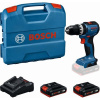 BOSCH Akumulátorový příklepový vrtací šroubovák PRO GSB18V-52 + L-case (0.601.9S0.122) 0.601.9S0.123
