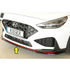 Rieger lipa pod predný nárazník pro Hyundai i30 N-Performance PDE 5-dver. (fastback), 05/21-, plast ABS lakovaný do čiernej lesklej farby